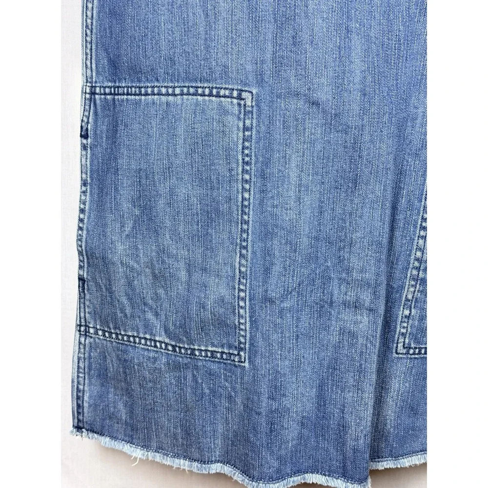 Aritzia Wilfred Free Nori Denim Mini Tunic Dress Blue‎ Size Medium Urban